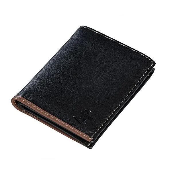 Kevin II | Leather Wallet For Men | 100% Genuine Leather | Lifetime Warranty | Colour: Black & Brown