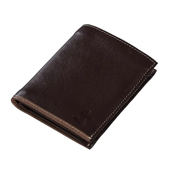 Kevin II | Leather Wallet For Men | 100% Genuine Leather | Lifetime Warranty | Colour: Black & Brown