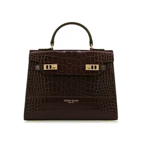 Kim Croco 11" - Dark Brown