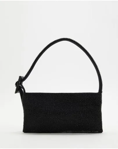 Kiz Shoulder Evening Bags - Black Diamante Bag