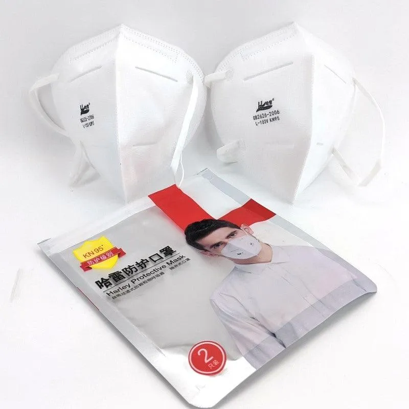 KN95 Dusk/Particulate/Microbe Disposable Mask - Harley Brand (2 Pack)