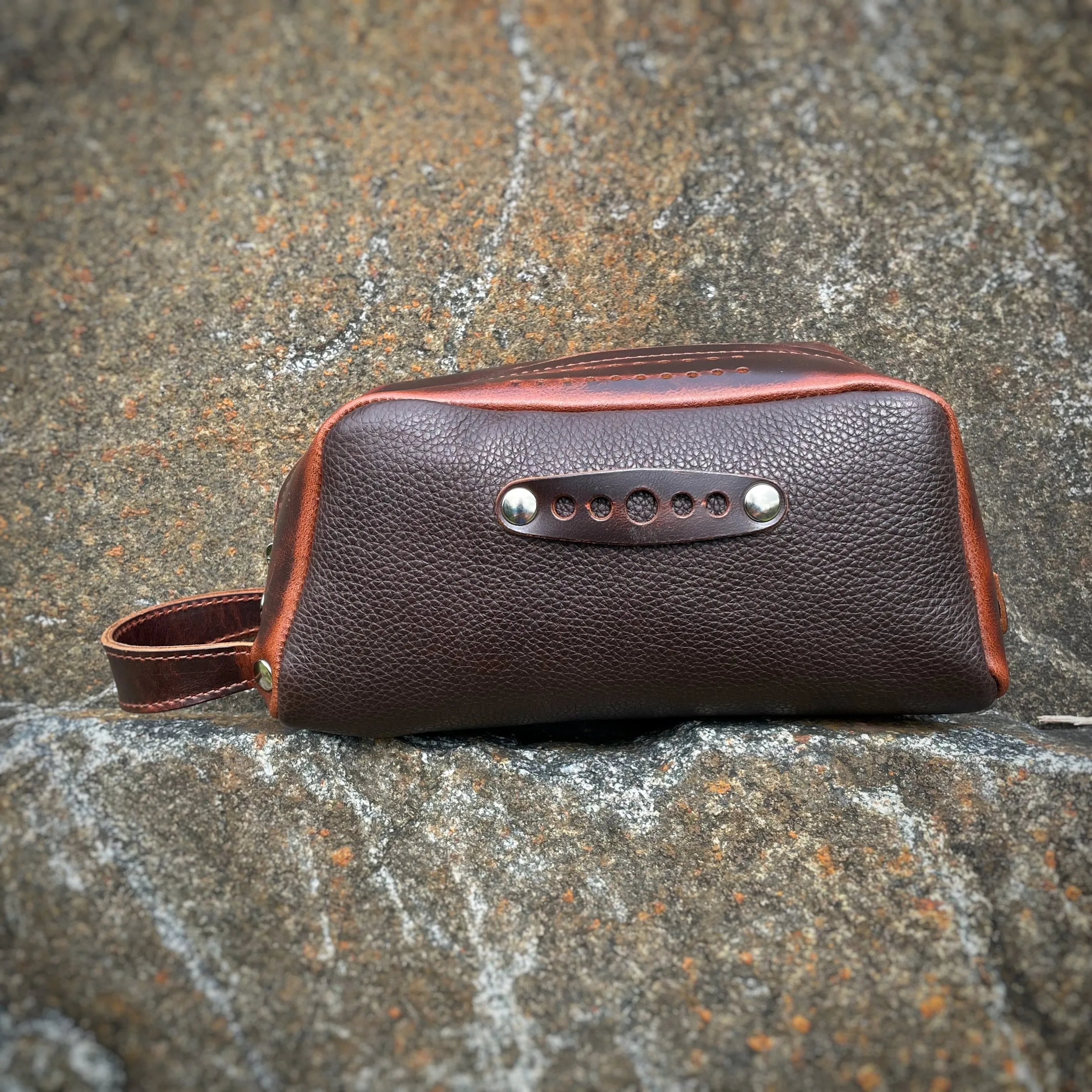 KONA travel bag brown 2 tone