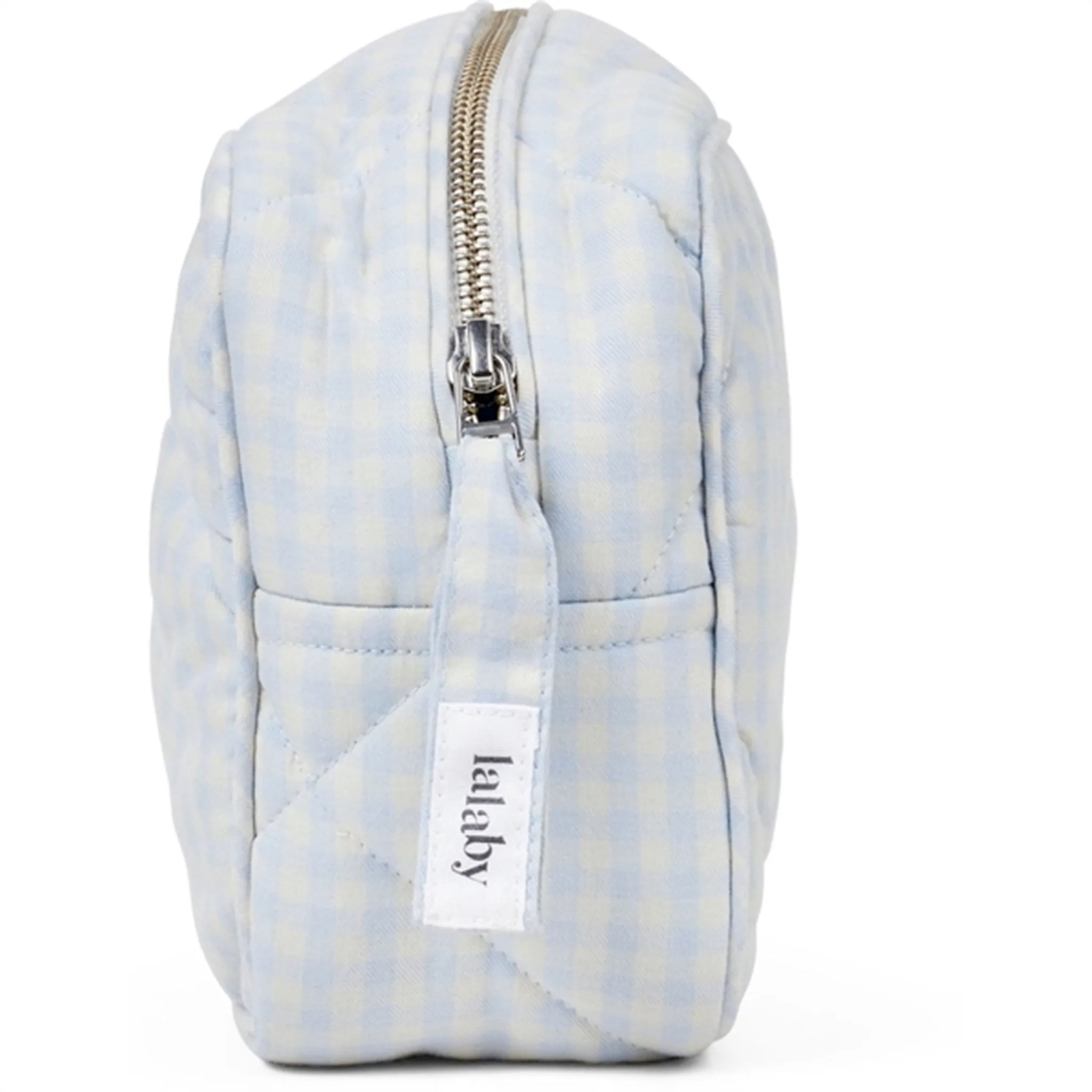 Lalaby Toiletry Bag Blue Gingham