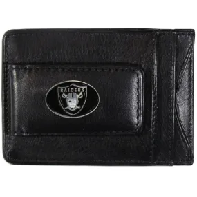 Las Vegas Raiders Leather Cash & Cardholder