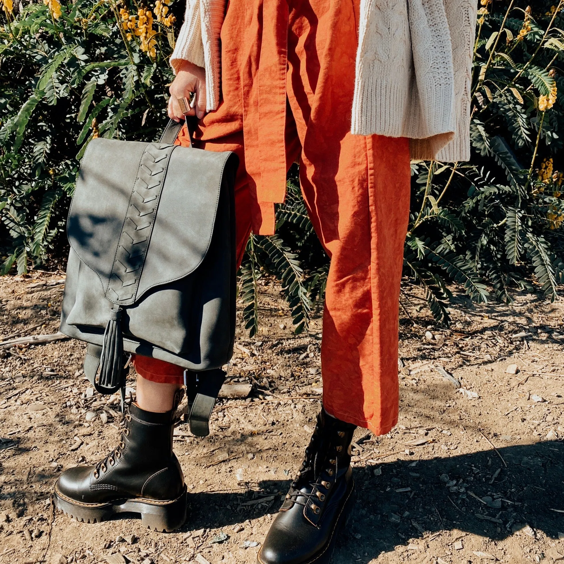 *LAST ONE* Whiskey Leather Backpack