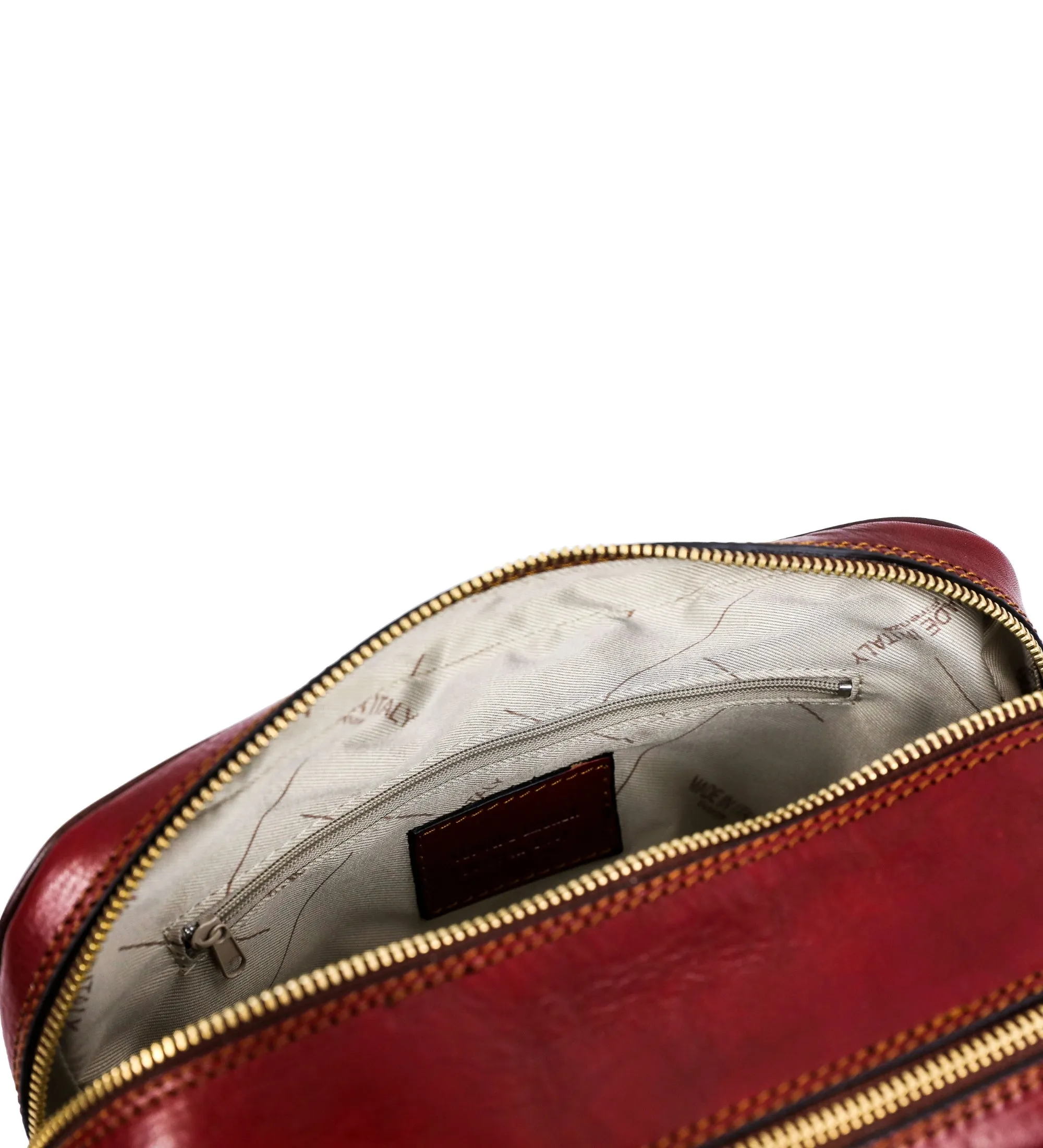 Leather Cosmetic Bag Dopp Kit - All the Kings Men