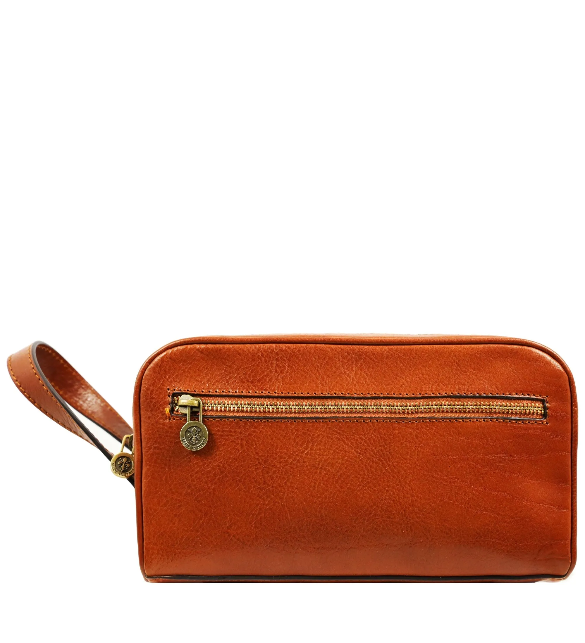 Leather Cosmetic Bag Dopp Kit - All the Kings Men