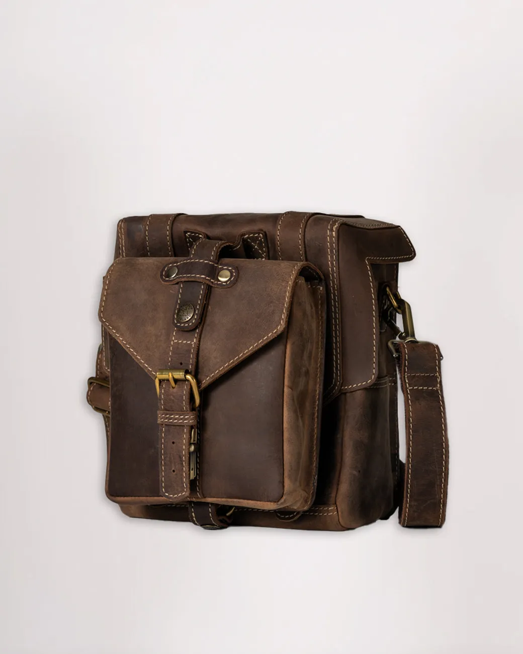 Leather Tank Bag - Small