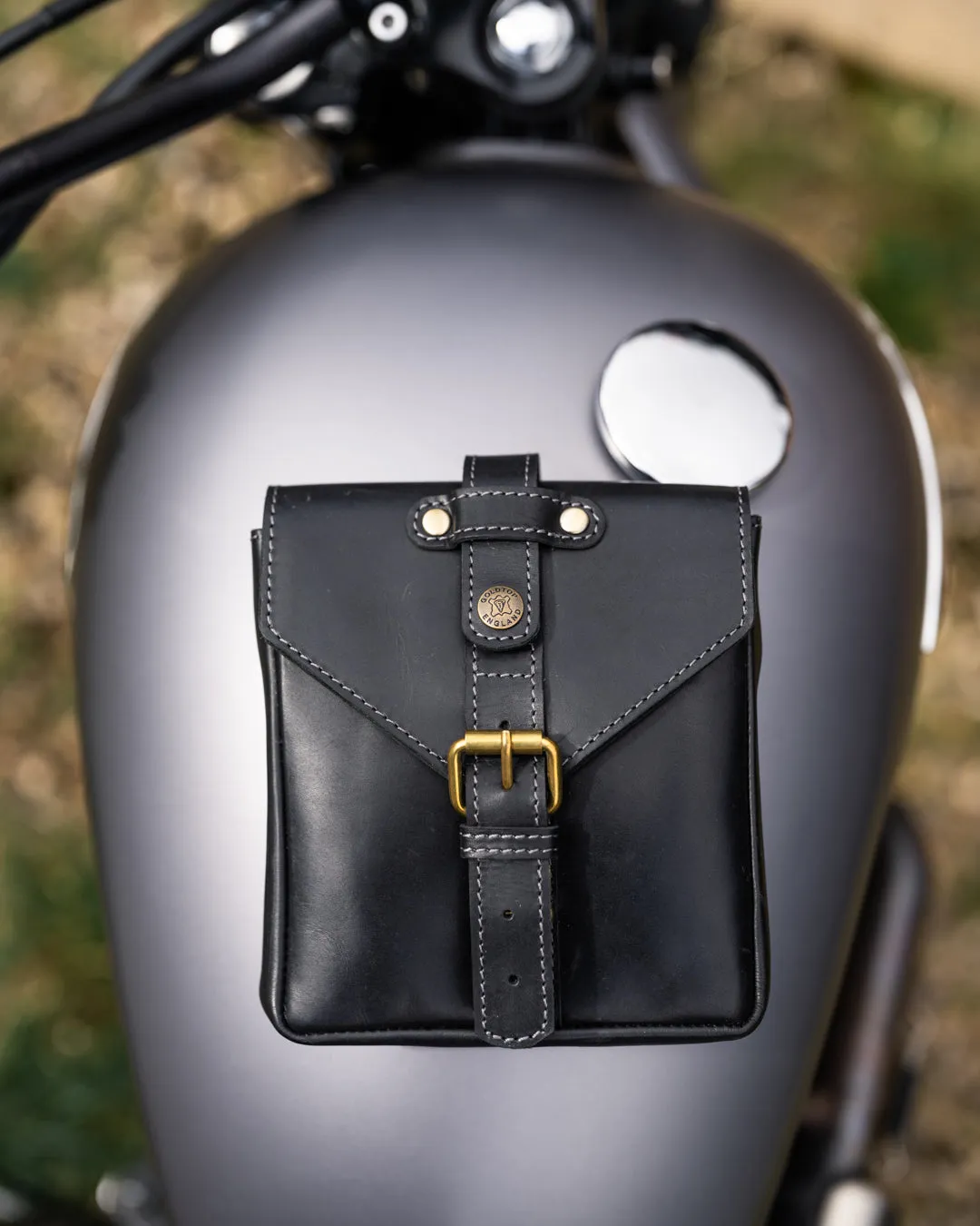 Leather Tank Bag - Small