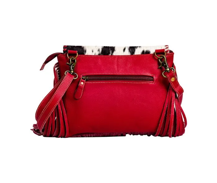 Leatherstone Trail Fringe Leather & Hairon Bag