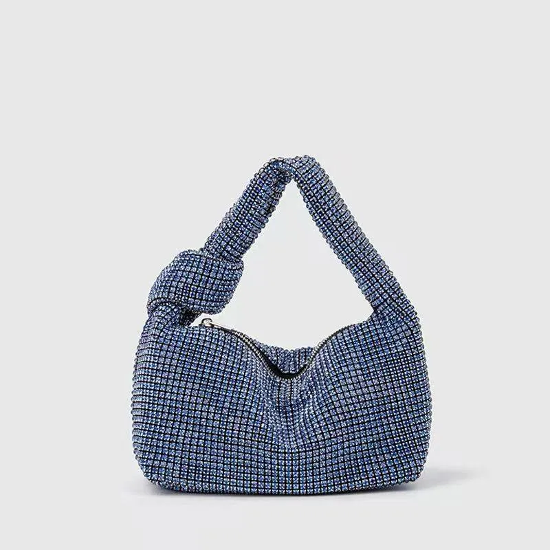 Lulu Knot Sparkle Bag Blue