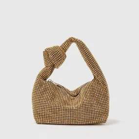 Lulu Knot Sparkle Bag Gold