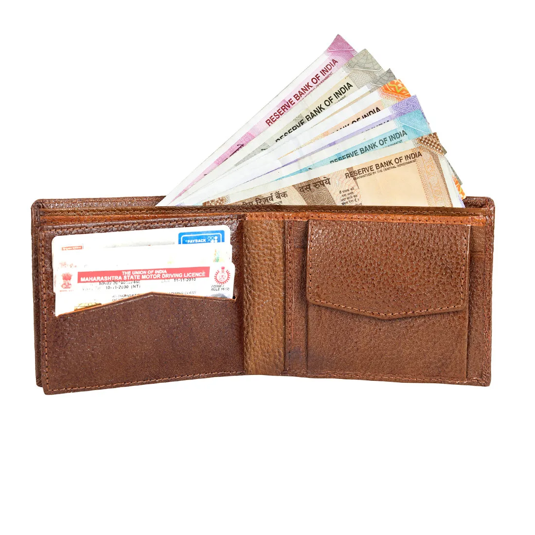 Luxurious Genuine Grainy Leather Wallet for Men