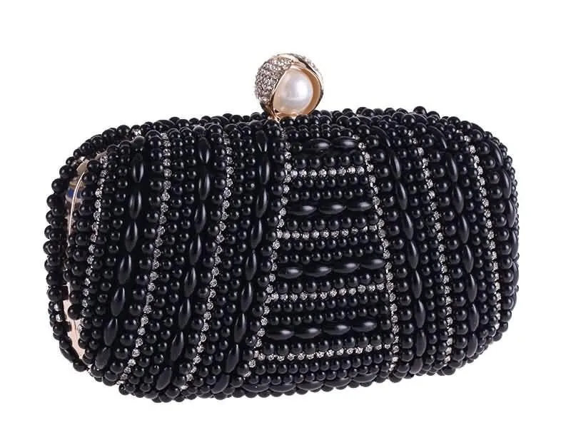 Luxy Moon Beaded Evening Bags Luxury Pearls Clutches