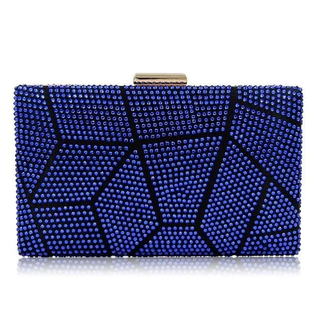 Luxy Moon Rhinestone Evening Bags Beaded Wedding Clutches