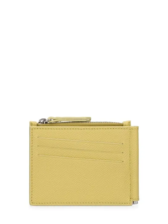 Maison Margiela   Grained leather wallet 