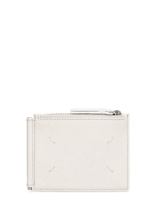 Maison Margiela   Grained leather wallet 