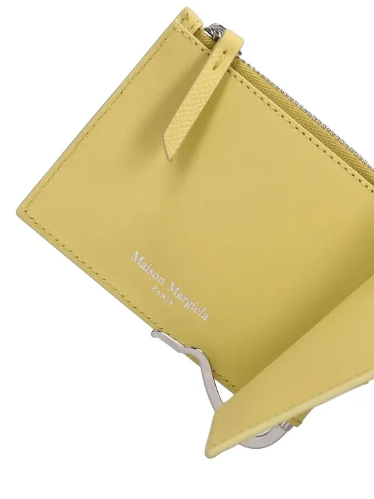 Maison Margiela   Grained leather wallet 