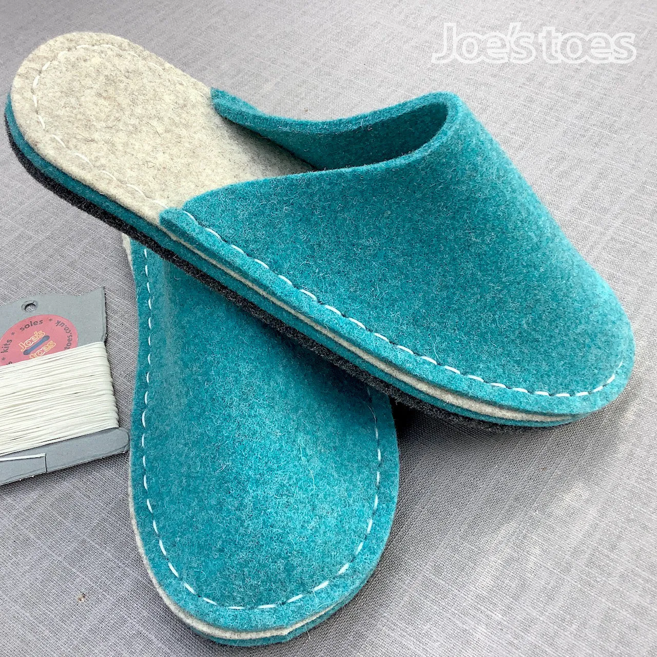 Make your own Felt Slipper Kit with Vibram Rubber Outsoles