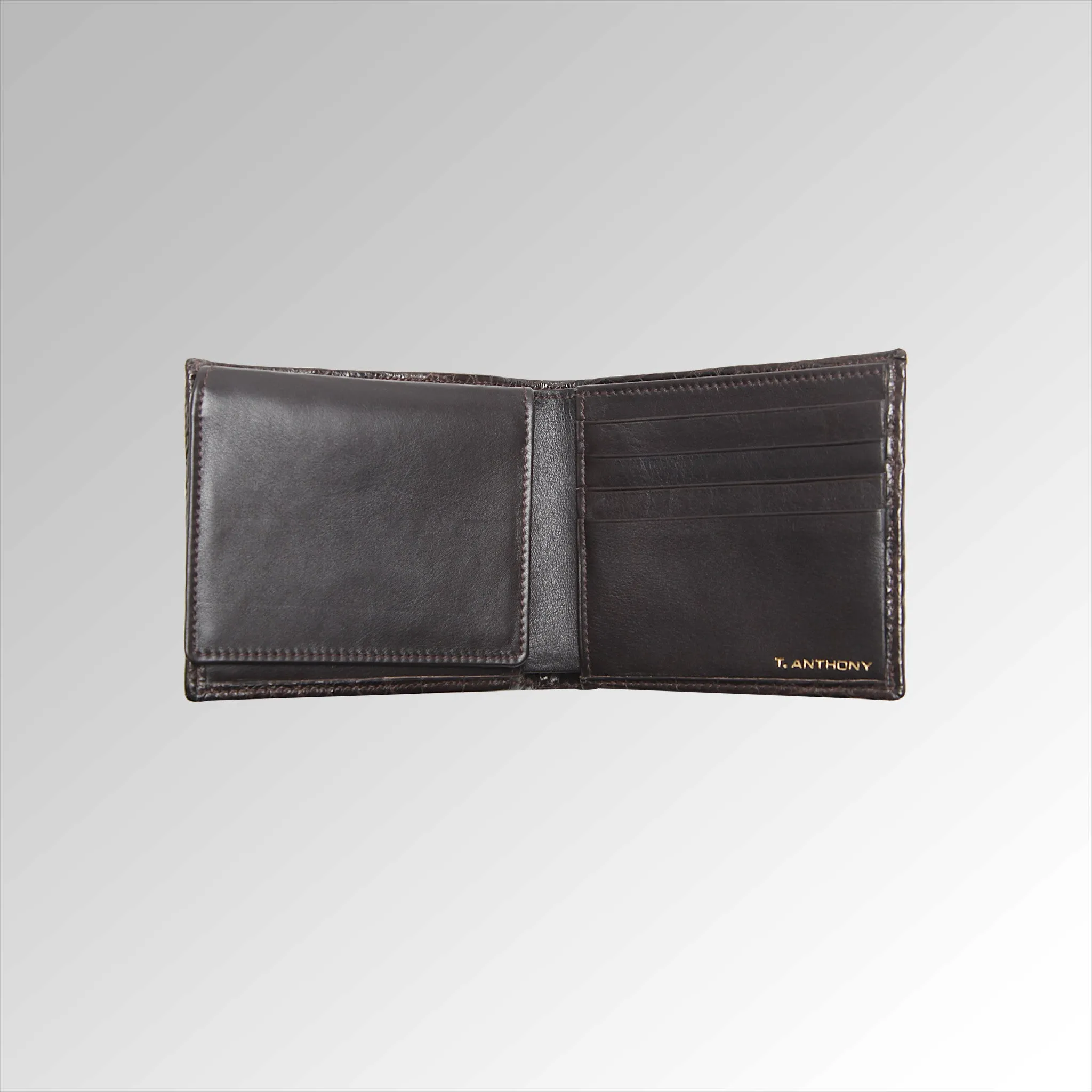 MATTE ALLIGATOR FLIP ID WALLET