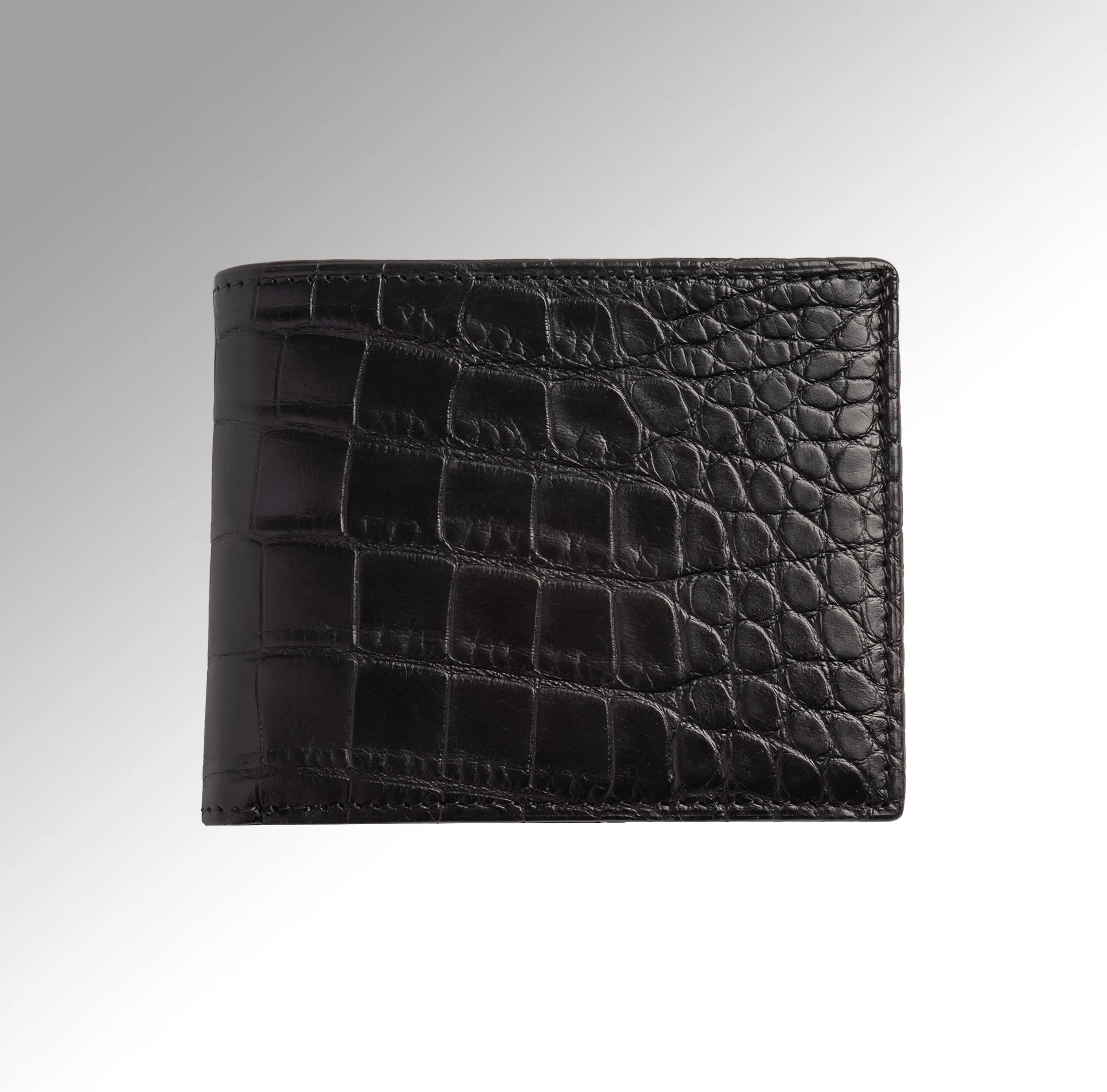 MATTE ALLIGATOR FLIP ID WALLET