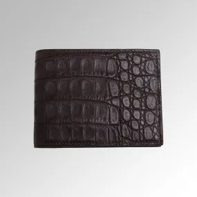 MATTE ALLIGATOR FLIP ID WALLET