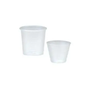 Medegen Graduated Medicine Cup 1 oz. Clear Polypropylene Disposable Bag of 100