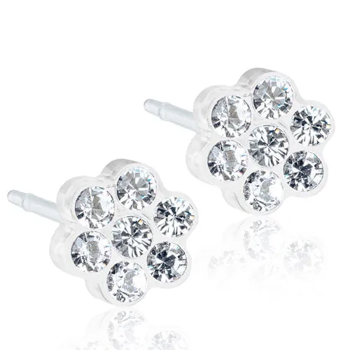 MEDICAL PLASTIC Daisy 5 mm- Skin Friendly Earrings Ireland