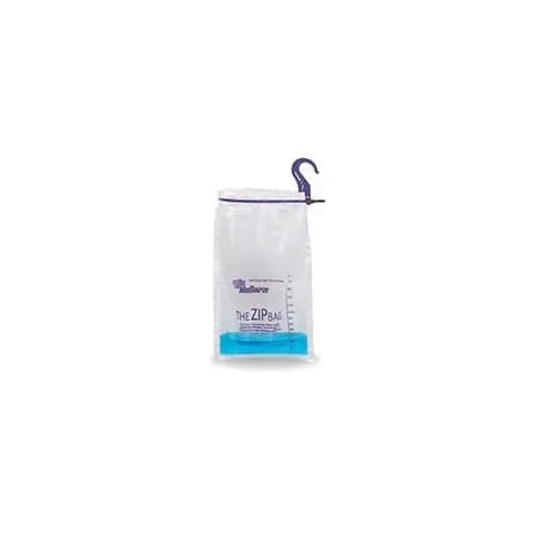 MedSource - "The Zip Bag" Medical Waste Bag with Quick Zip Strap Closure