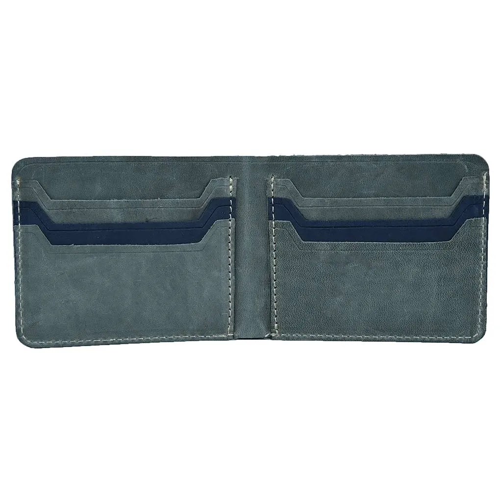 Men Executive Leather Wallet Modish Grey