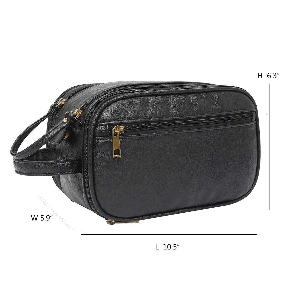 Men PU Toiletry Bag for Traveling