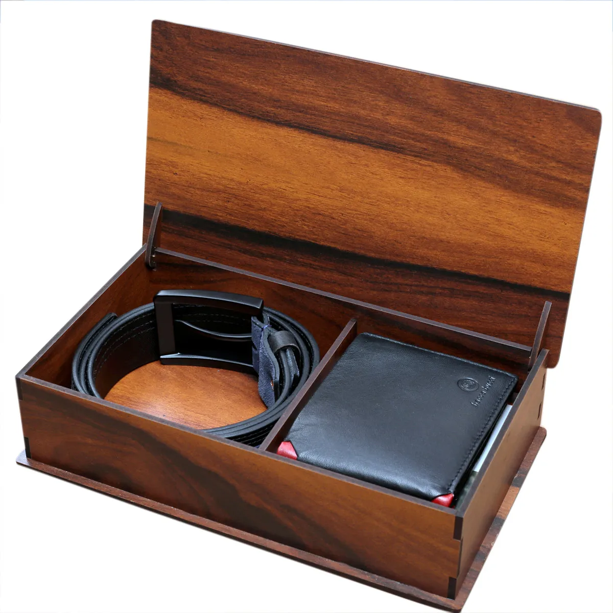 Men's Classic Dress belt with Genuine Suede leather & soft Leather Wallet combo Gift Set for men