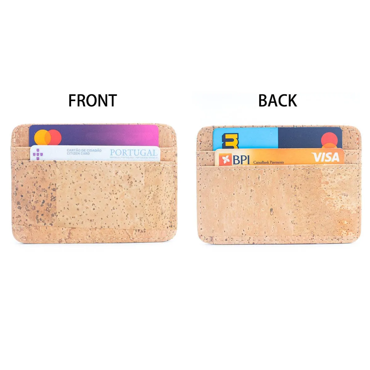 Men's RFID-Blocking Cork Card Wallets BAG-2253