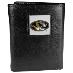 Missouri Tigers Deluxe Leather Tri-fold Wallet