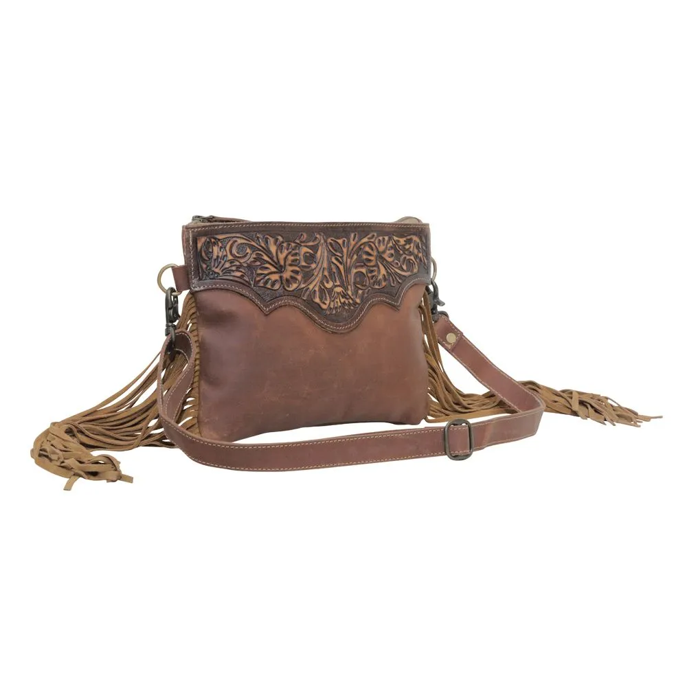 Mocha Dash Fringe Crossbody