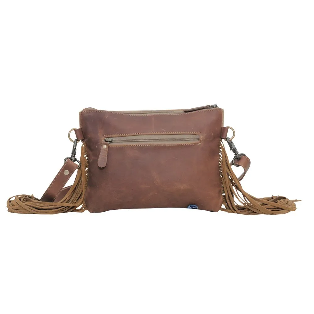 Mocha Dash Fringe Crossbody