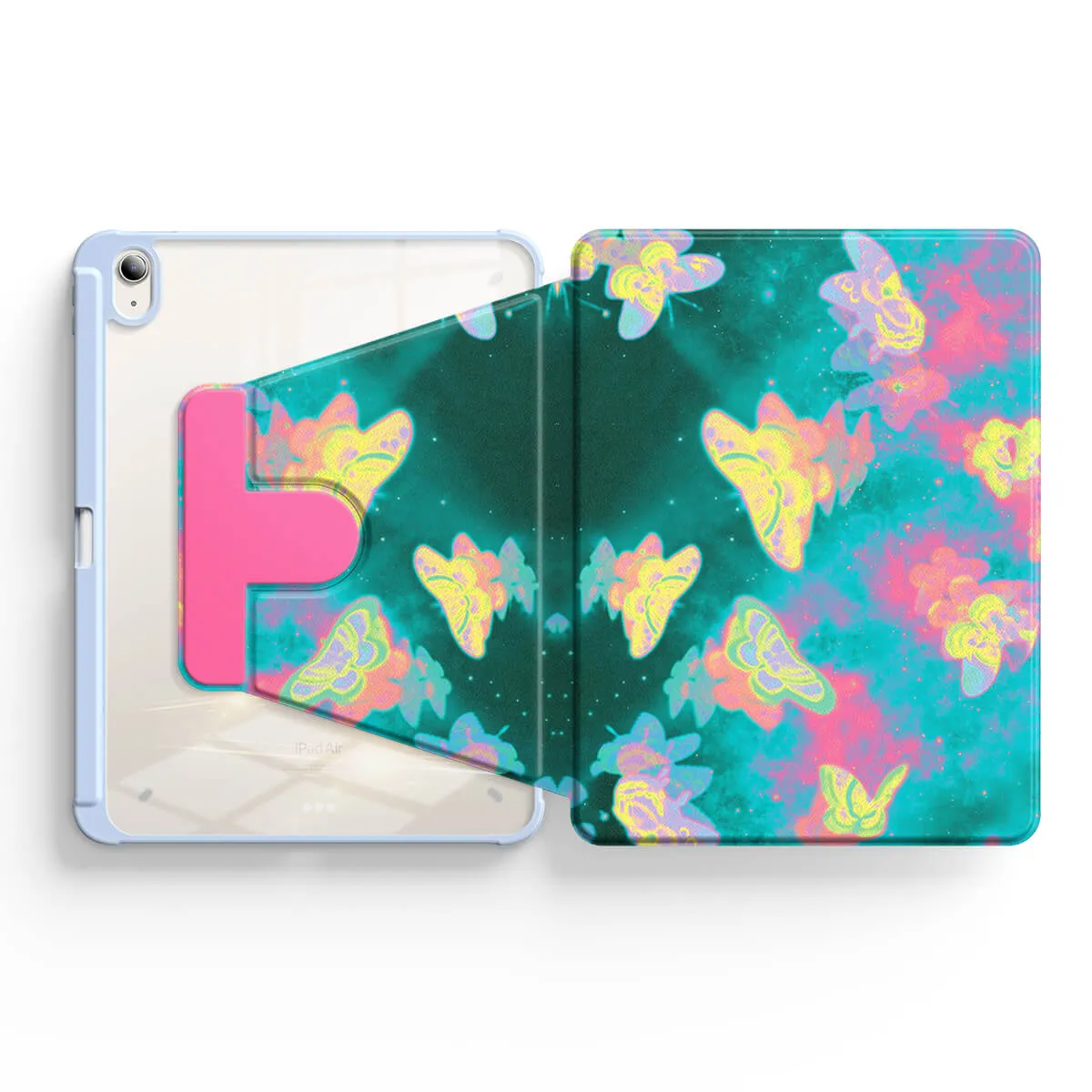 Morpho Butterfly | iPad Series Snap 360° Stand Impact Resistant Case