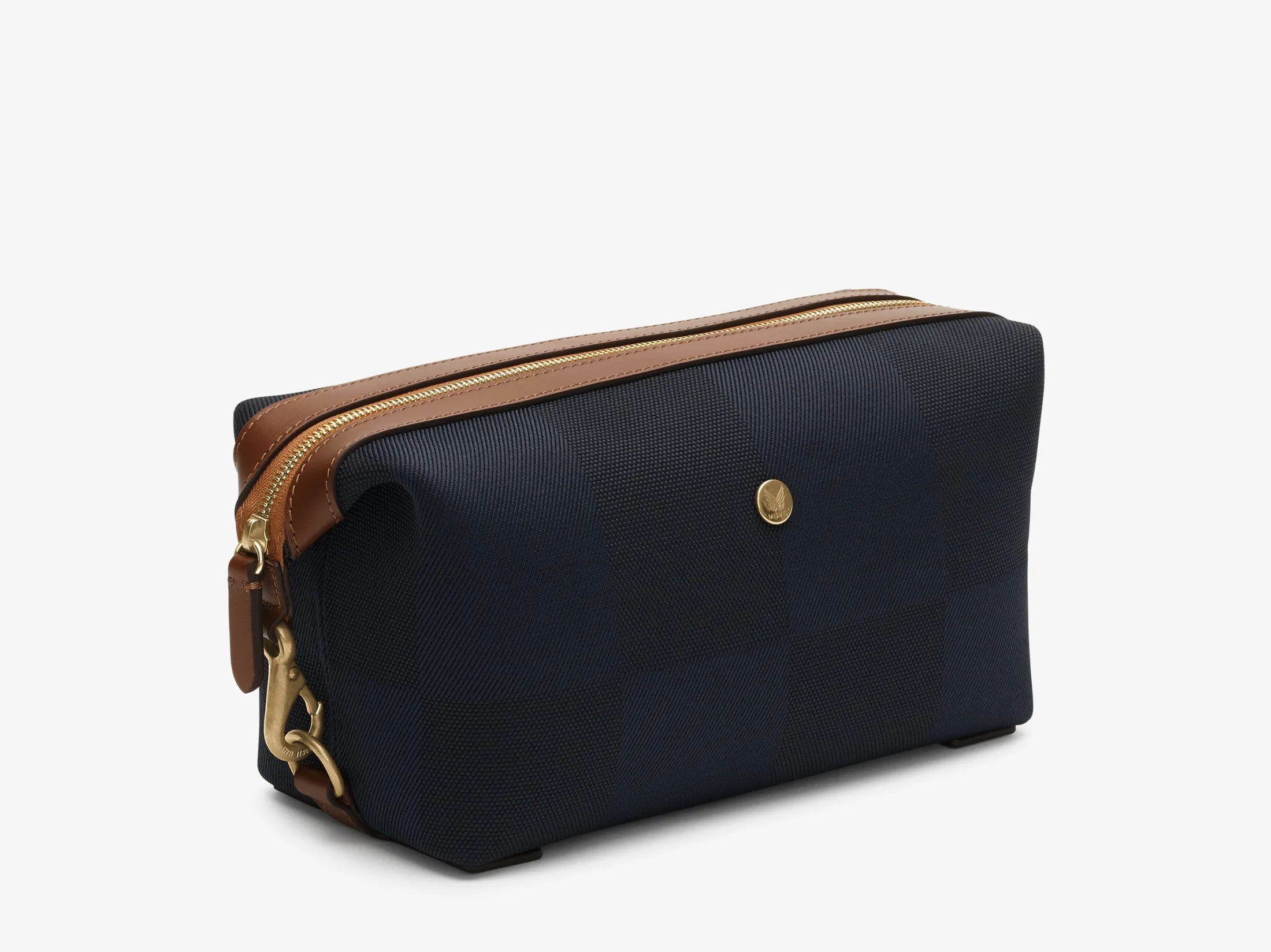 M/S Washbag – Pioneer Blue/Cuoio