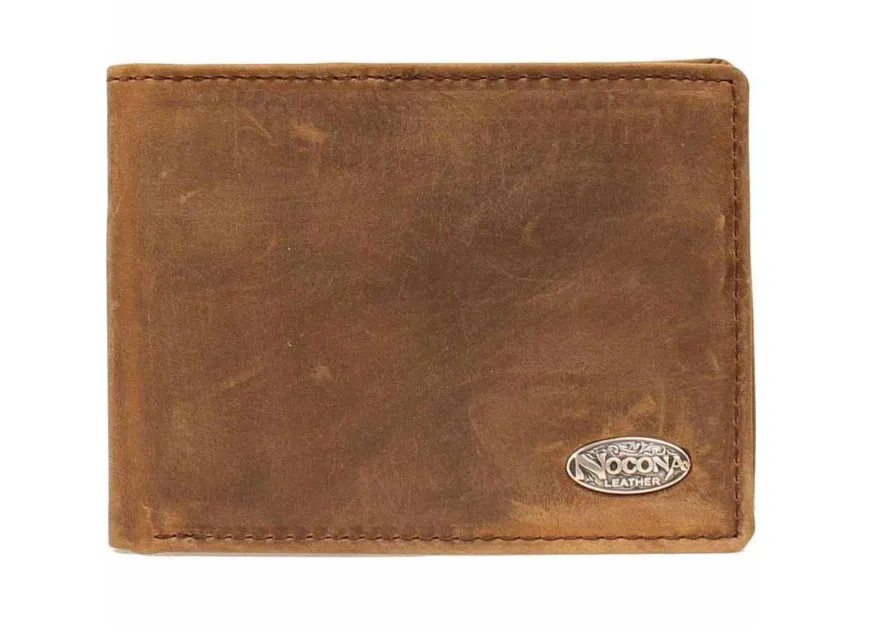 N5480644 - Nocona Bi-Fold Wallet - Medium Distressed Brown