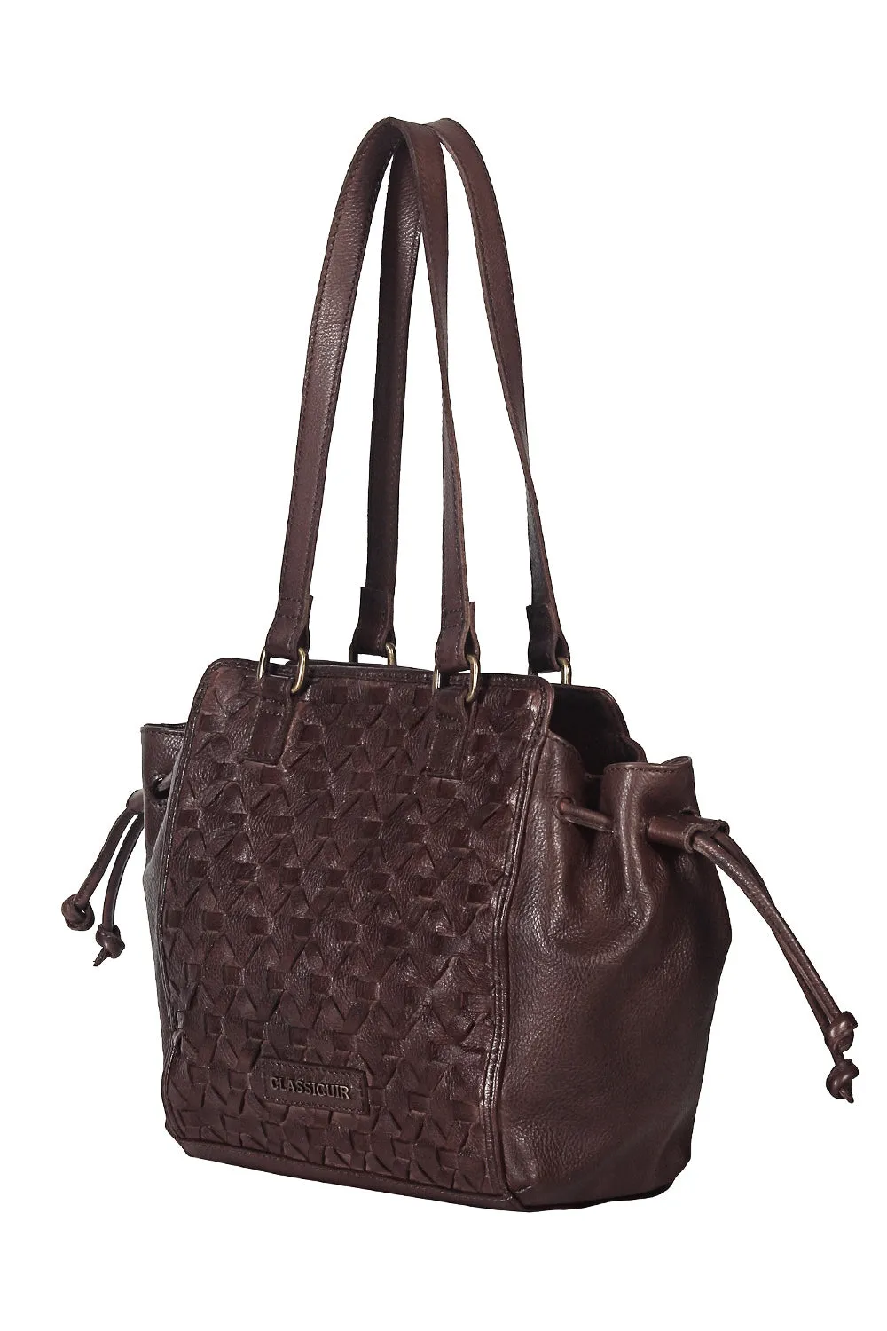 Nantes Cross Weave Hobo Bag