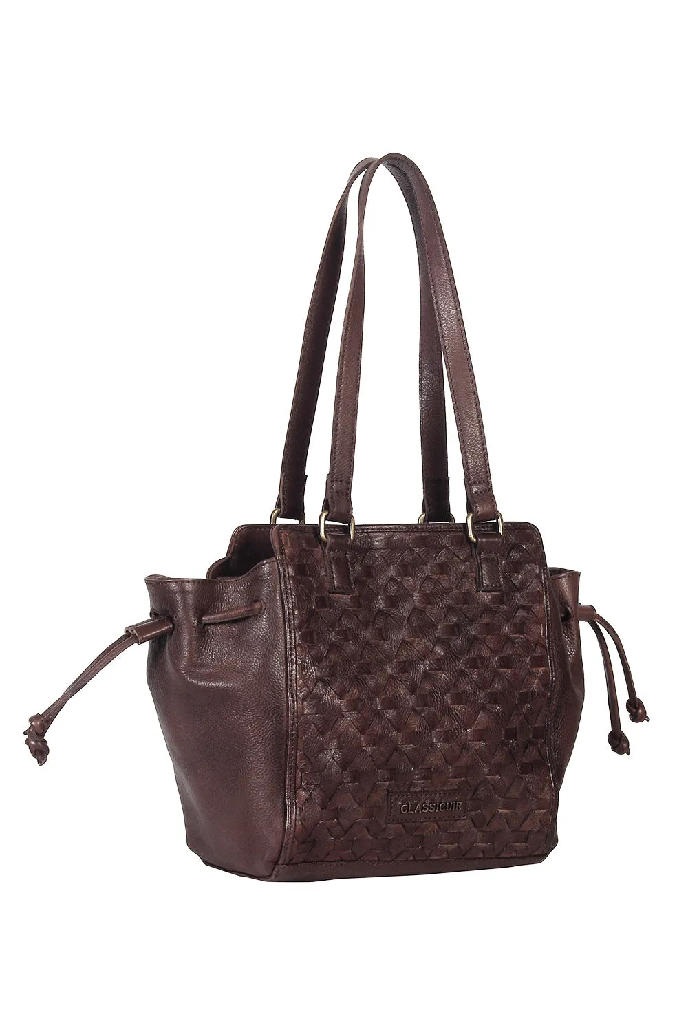 Nantes Cross Weave Hobo Bag