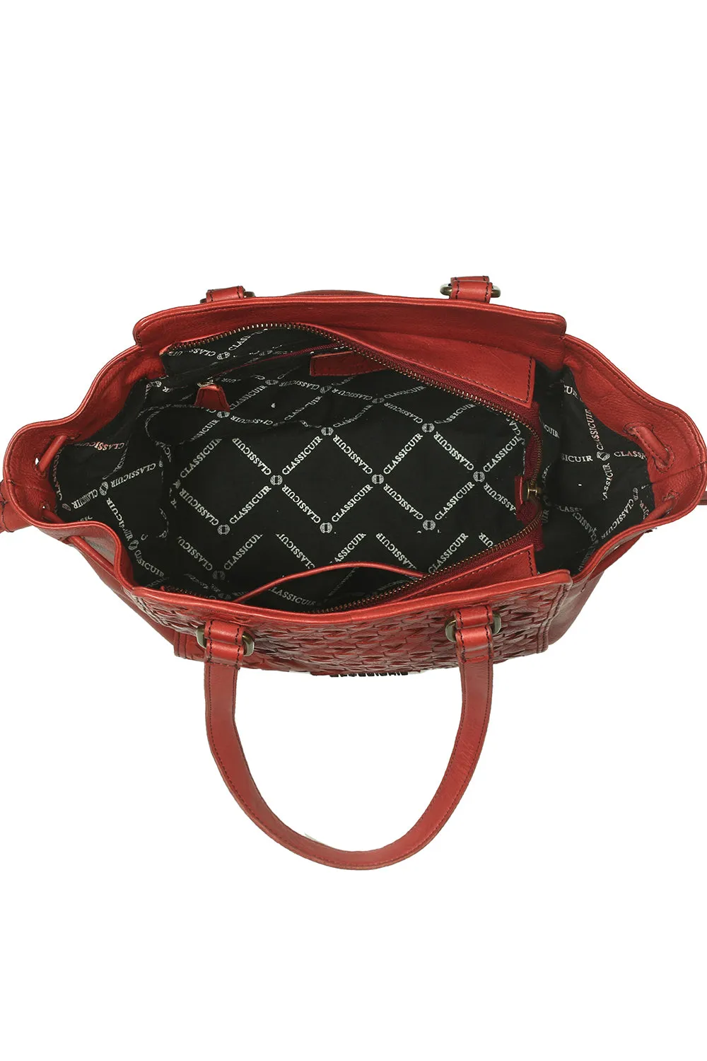 Nantes Cross Weave Hobo Bag