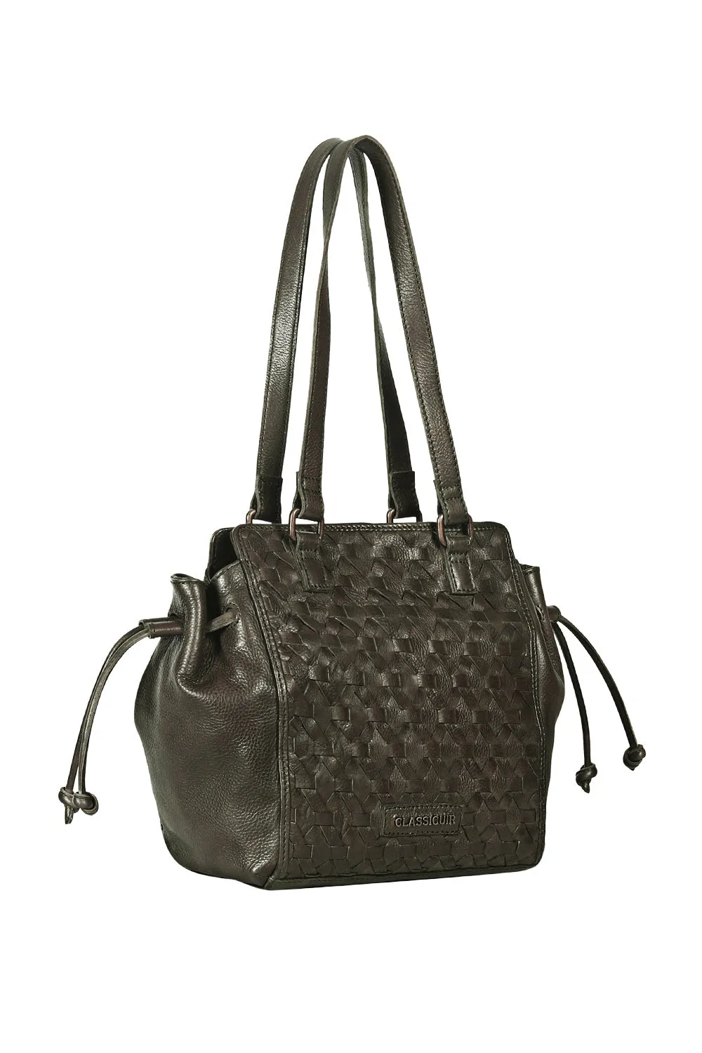 Nantes Cross Weave Hobo Bag