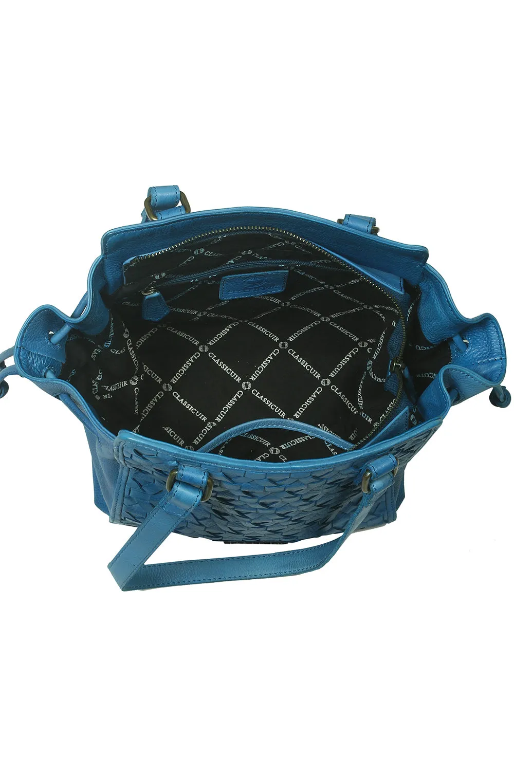 Nantes Cross Weave Hobo Bag