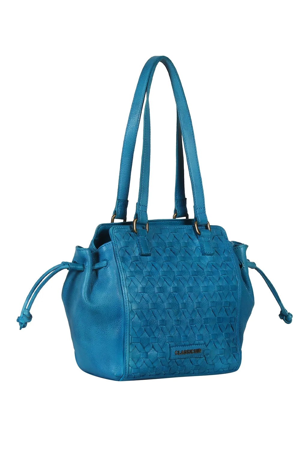 Nantes Cross Weave Hobo Bag