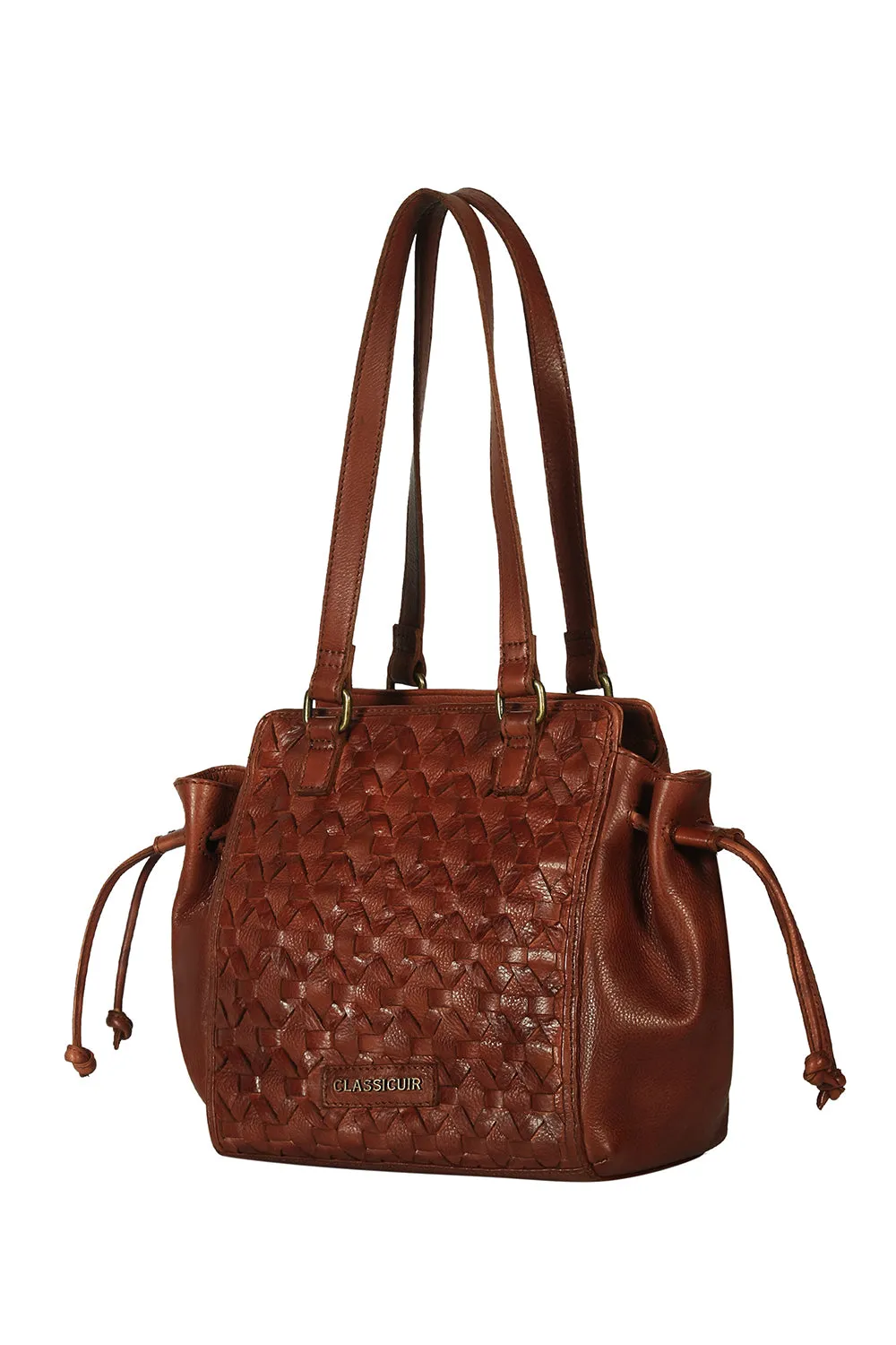 Nantes Cross Weave Hobo Bag