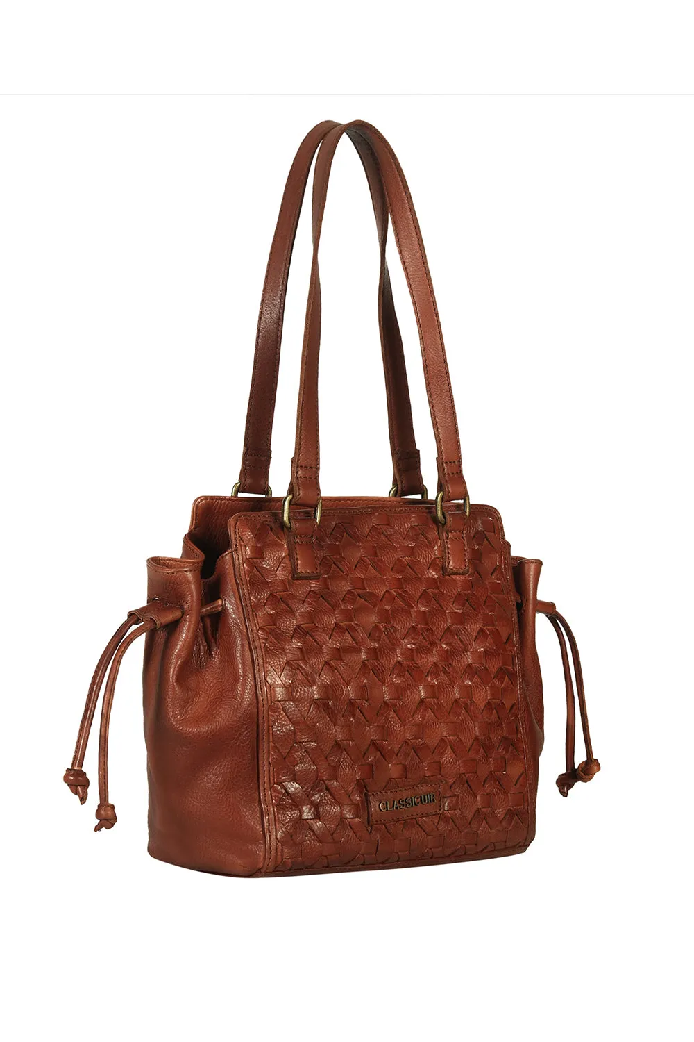 Nantes Cross Weave Hobo Bag