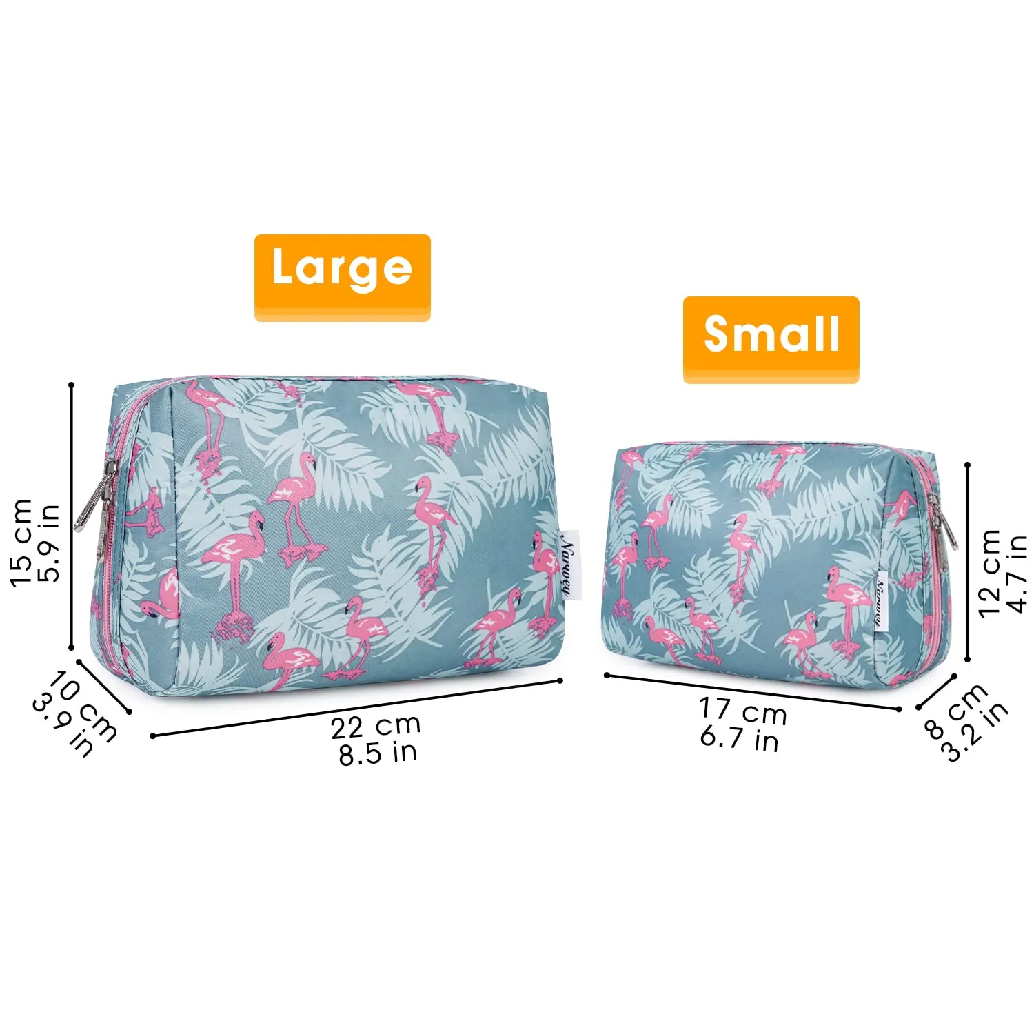 Narwey Travel Cosmetic Makeup Pouch For Women