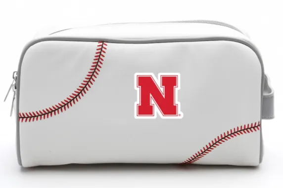 Nebraska Cornhuskers Baseball Toiletry Bag