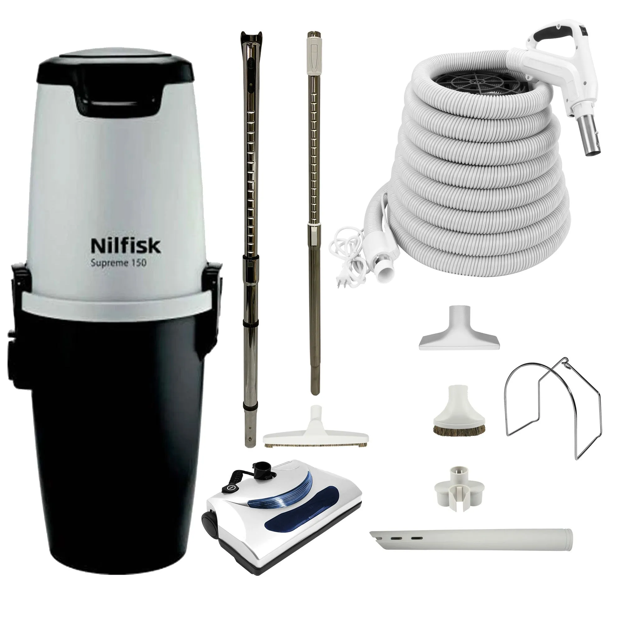 Nilfisk Supreme 150 Central Vacuum with Basic Electric Kit